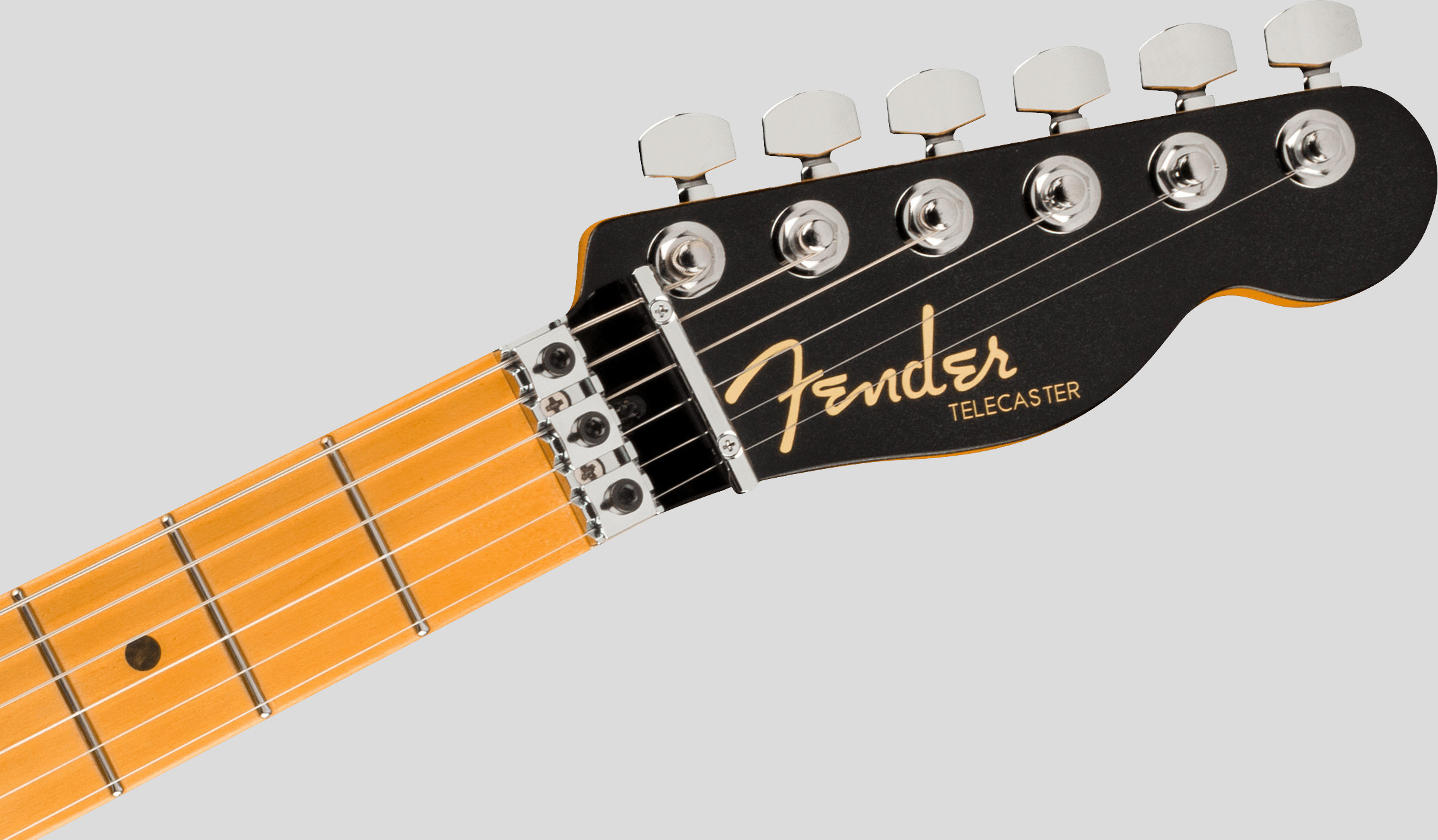 Fender American Ultra Luxe Telecaster Floyd Rose HH Mystic Black 5