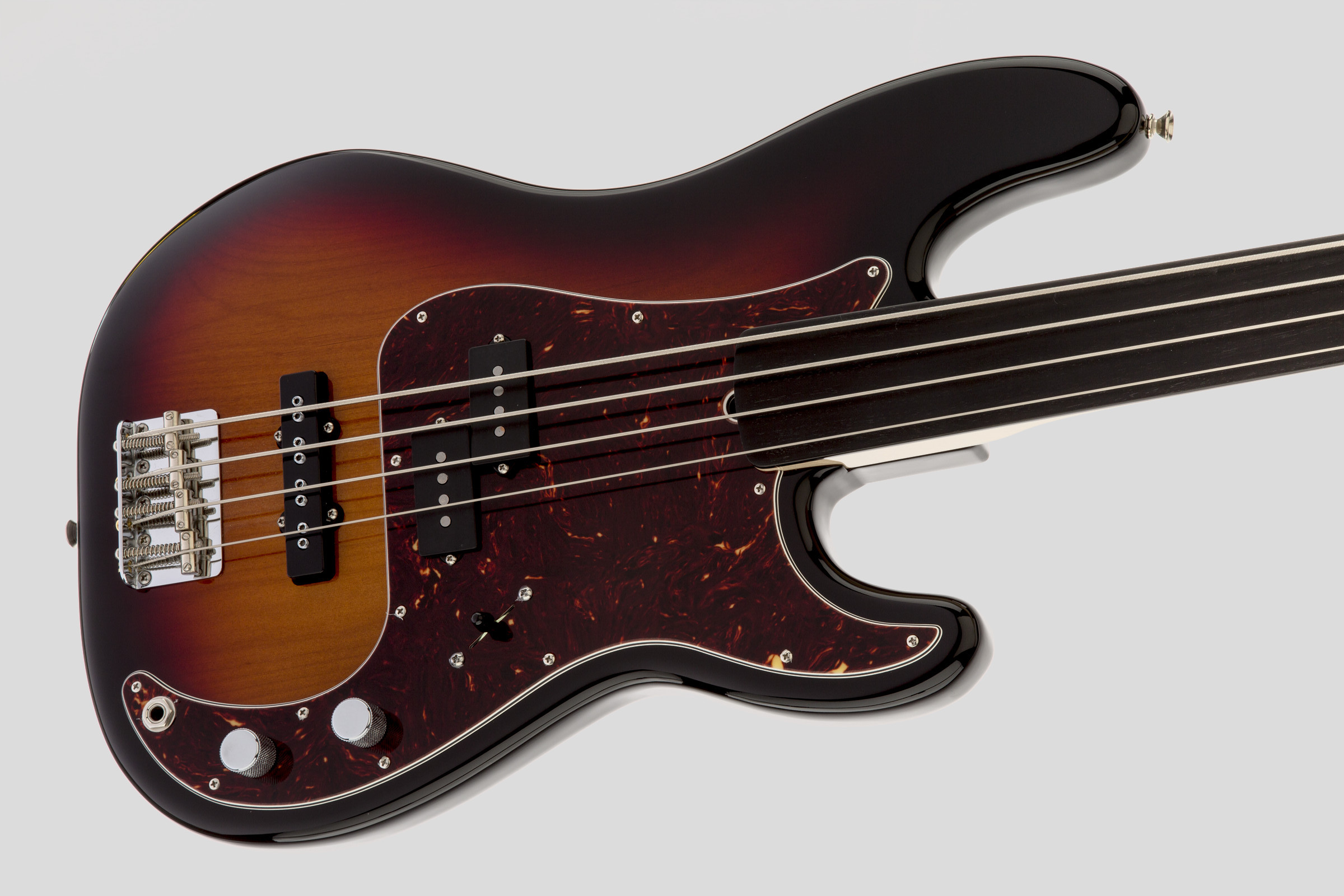 Fender Tony Franklin Fretless Precision Bass 3-Color Sunburst 3