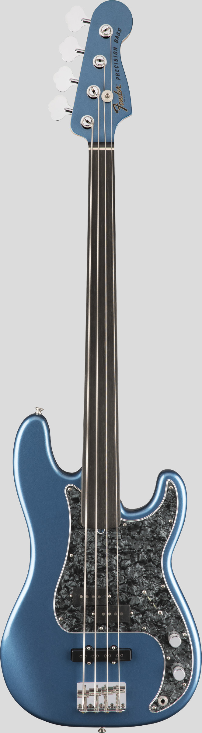Fender Tony Franklin Fretless Precision Bass Lake Placid Blue 1
