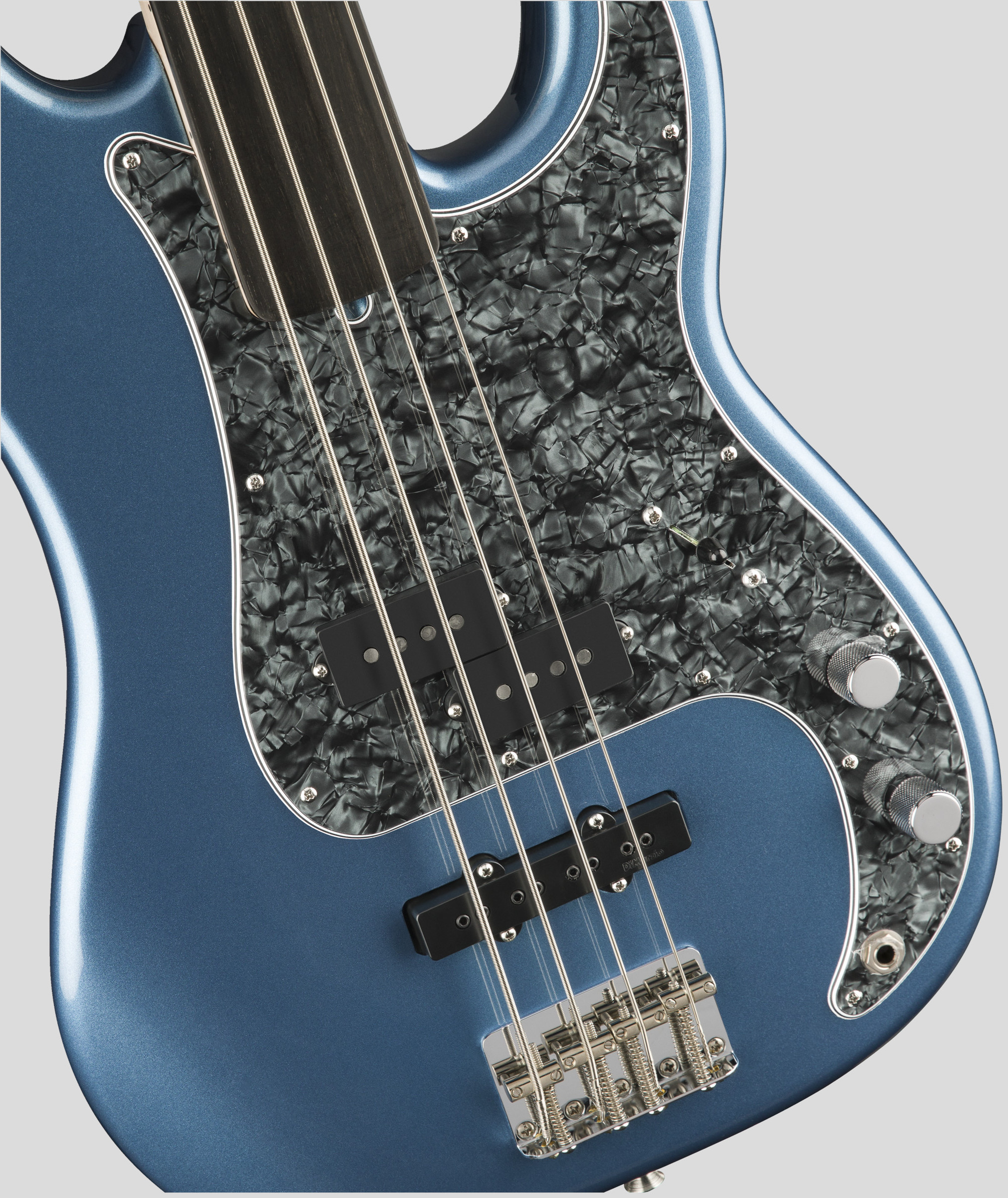 Fender Tony Franklin Fretless Precision Bass Lake Placid Blue 4
