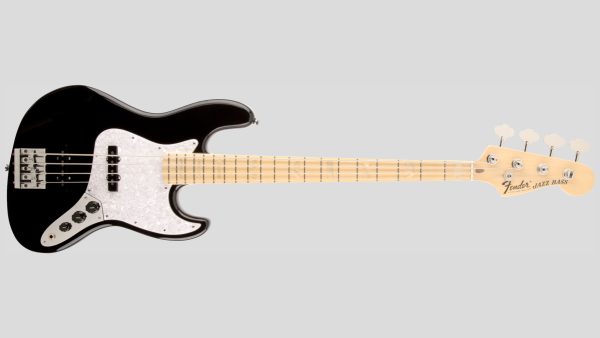 Fender Usa Geddy Lee Jazz Bass Black 0197702806 Made in Usa inclusa custodia rigida Fender