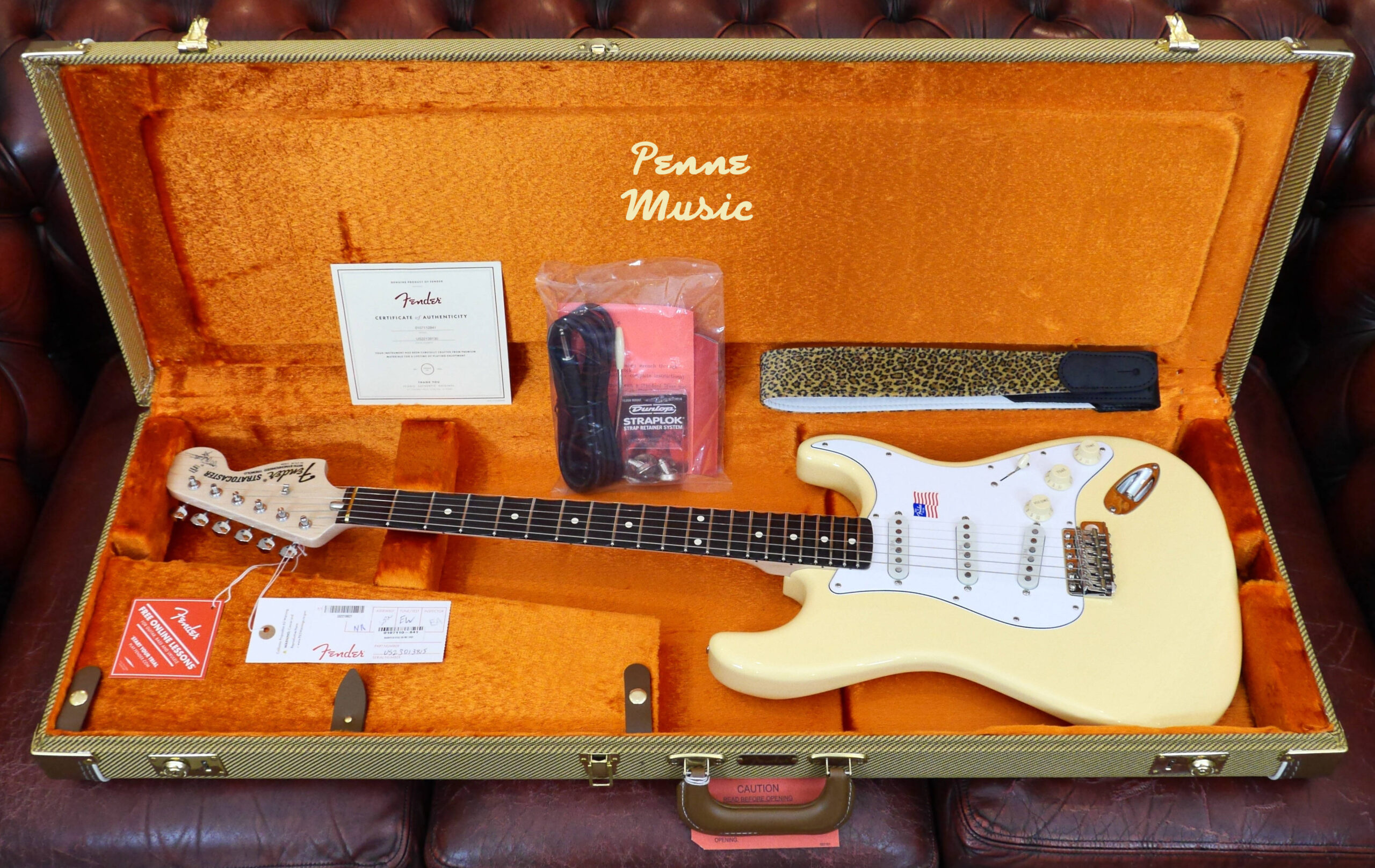 Fender Usa Yngwie Malmsteen Stratocaster Vintage White RW 1