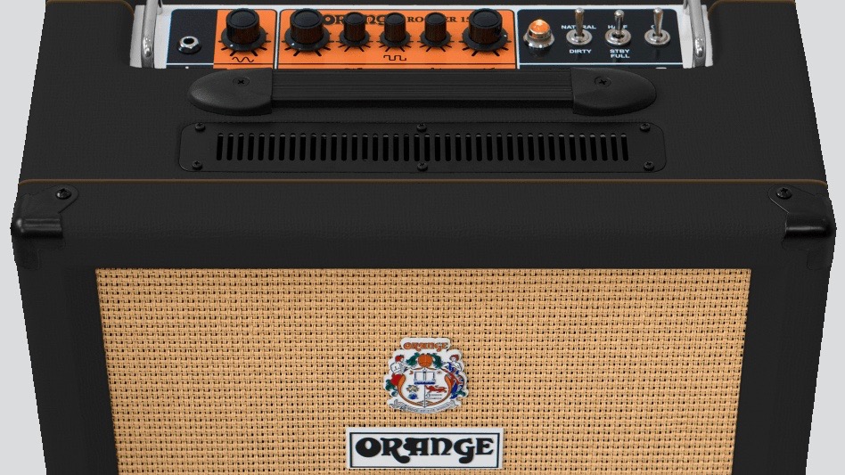 Orange Rocker 15 Combo Black potenza 0.5 - 1 - 7 - 15 watt, 1 cono da 10″ Voice Of The World