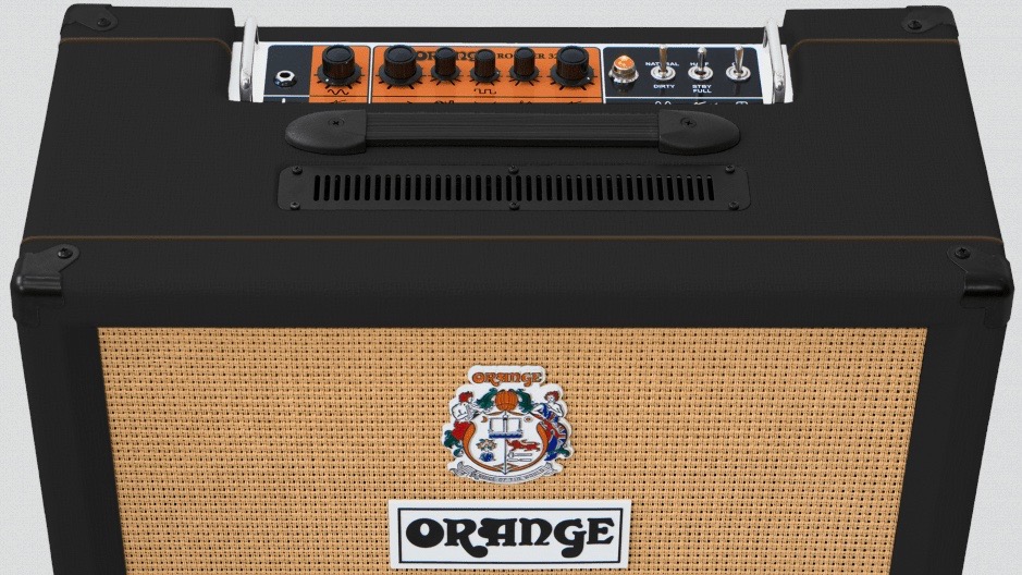 Orange Rocker 32 Combo Black 15 - 30 watt 2×10″ Voice Of The World