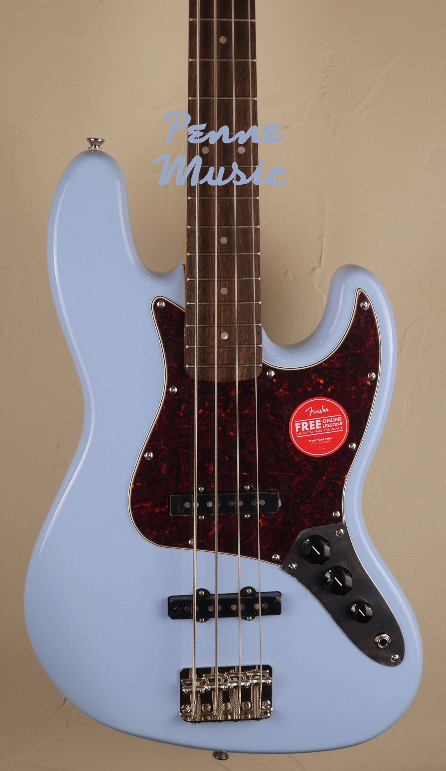 Squier by Fender Classic Vibe 60 Jazz Bass Daphne Blue 3