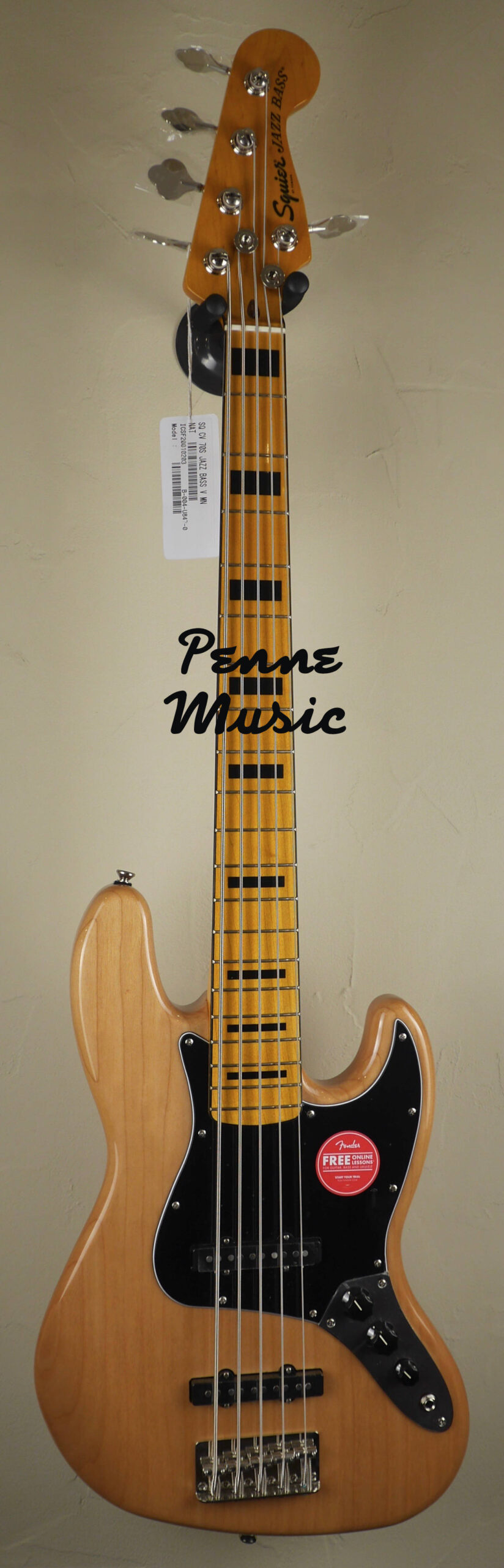 Squier by Fender 70 Jazz Bass V Classic Vibe Natural 1