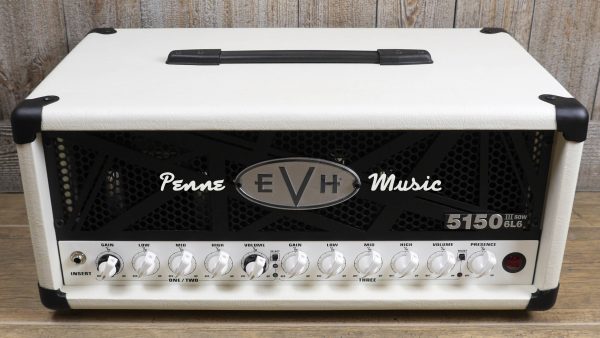 EVH 5150III 50W 6L6 Head Ivory 2253016410 Made in Mexico incluso 4-Button Footswitch