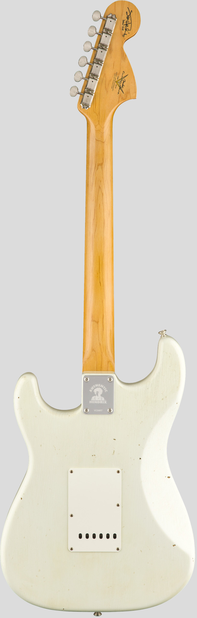 Fender Custom Shop Jimi Hendrix Voodoo Child Stratocaster Olympic White J.Relic 2
