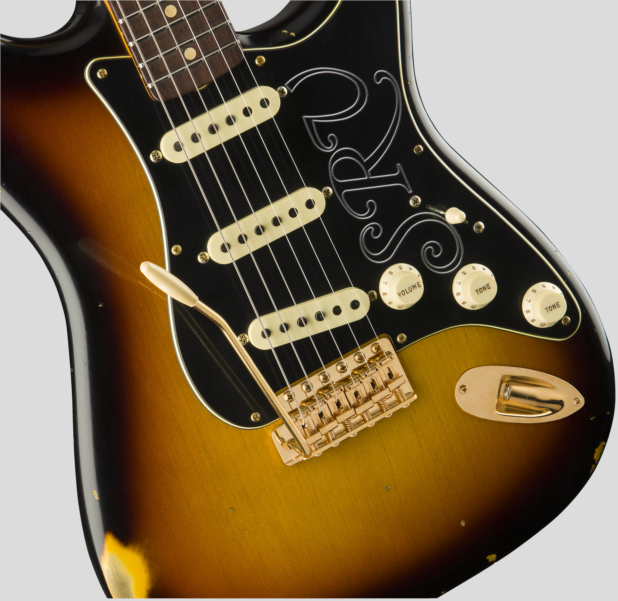Fender Custom Shop Stevie Ray Vaughan Stratocaster Faded 3-Color Sunburst Relic 3