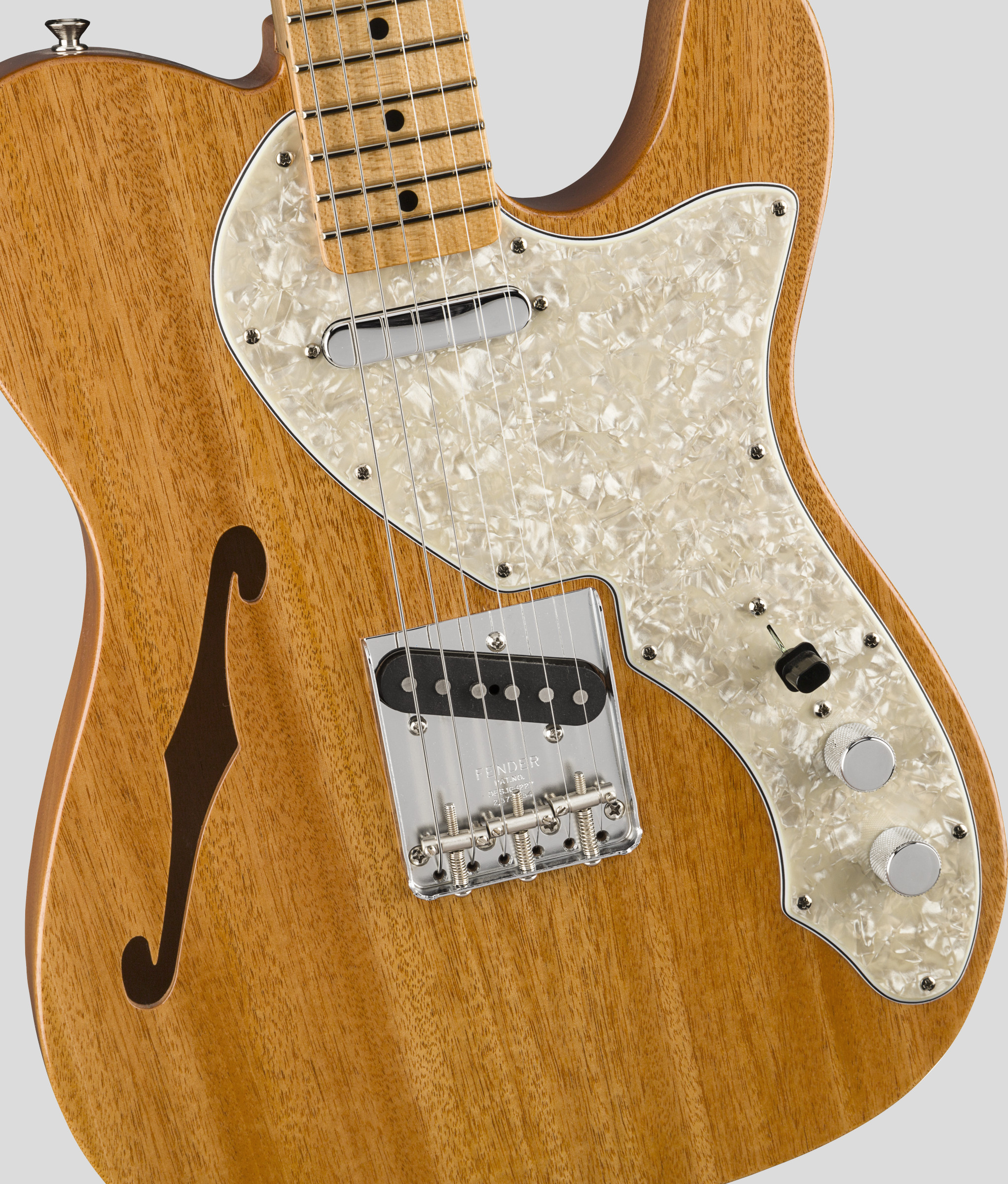 Fender Custom Shop Vintage Custom 68 Telecaster Thinline Aged Natural NOS TCP 3