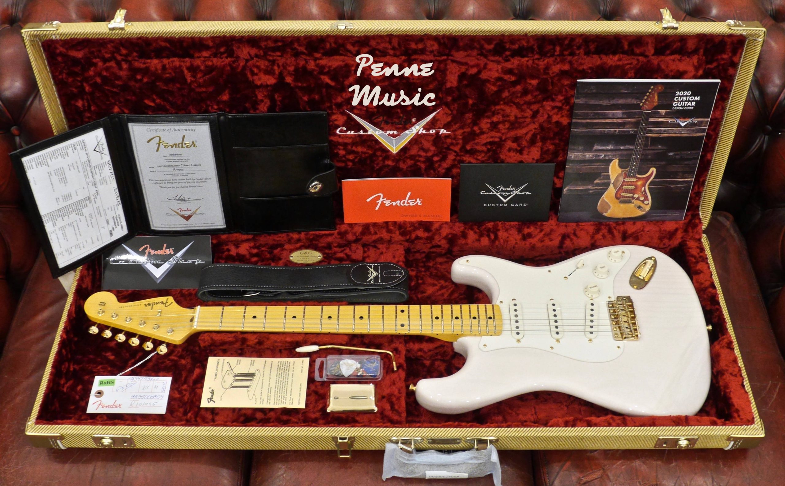 Fender Custom Shop Vintage Custom 57 Stratocaster Aged White Blonde NOS 1