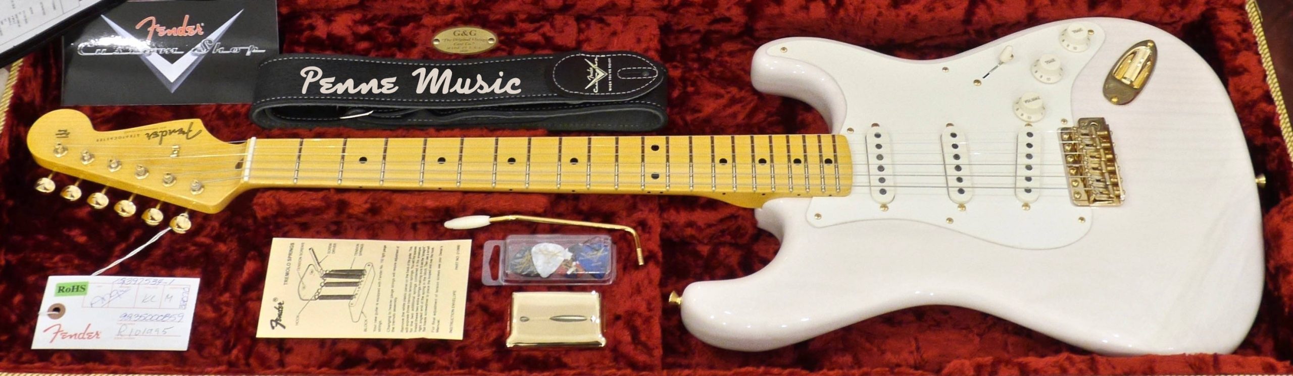 Fender Custom Shop Vintage Custom 57 Stratocaster Aged White Blonde NOS 6