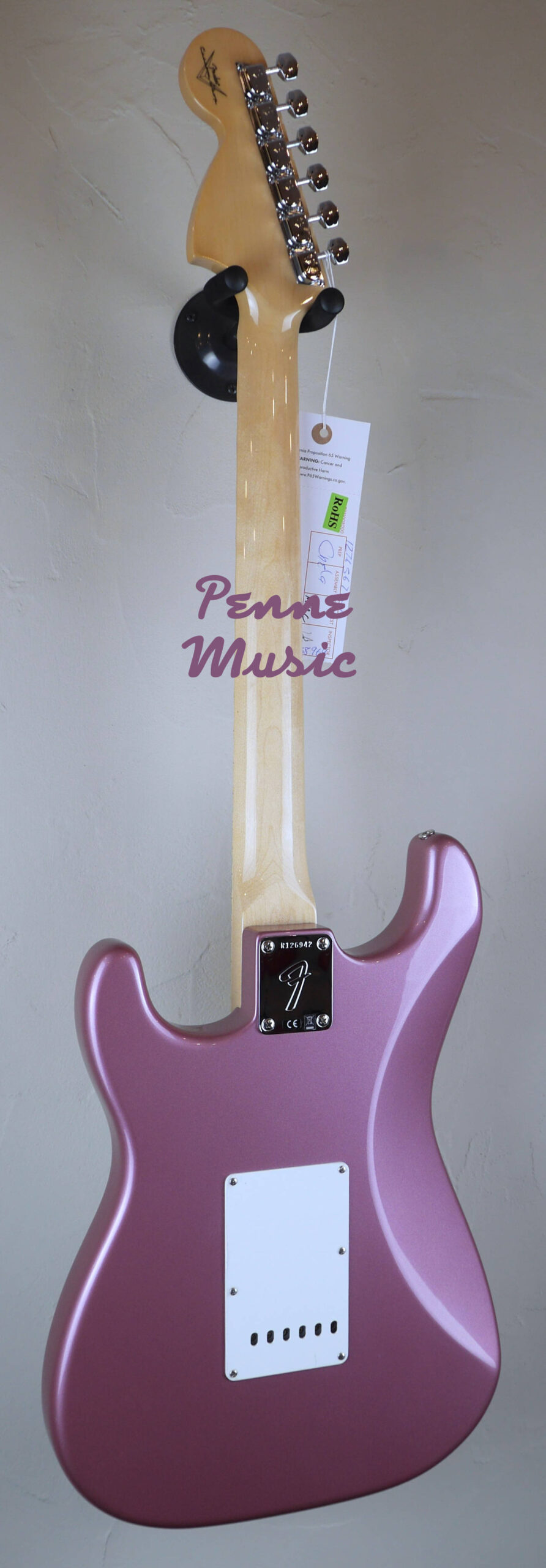 Fender Custom Shop Yngwie Malmsteen Stratocaster Burgundy Mist Metallic NOS 3