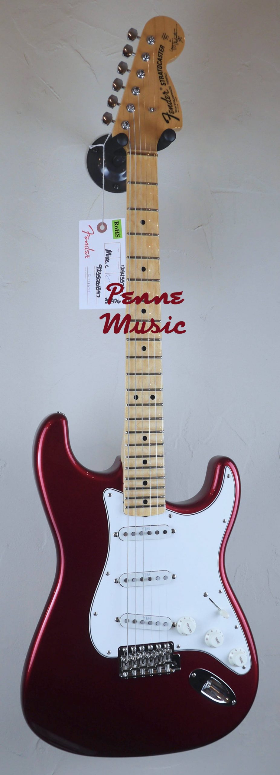 Fender Custom Shop Yngwie Malmsteen Stratocaster Candy Apple Red NOS 2