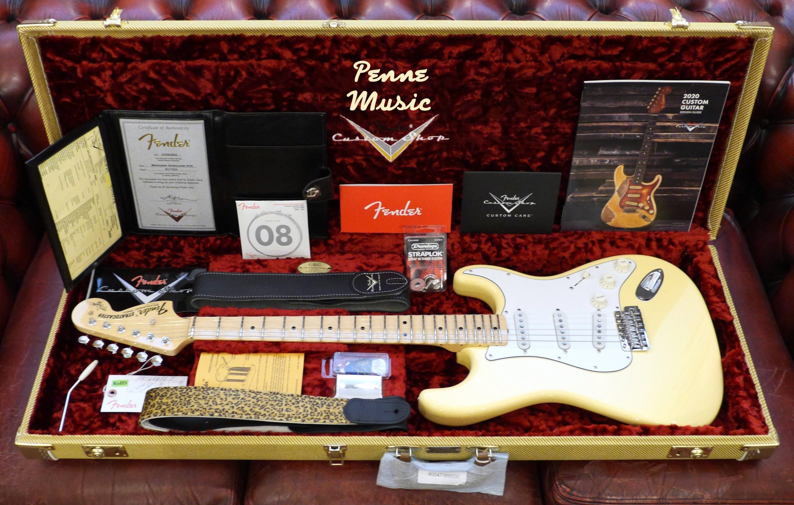 Fender Custom Shop Yngwie Malmsteen Stratocaster Vintage White NOS 1