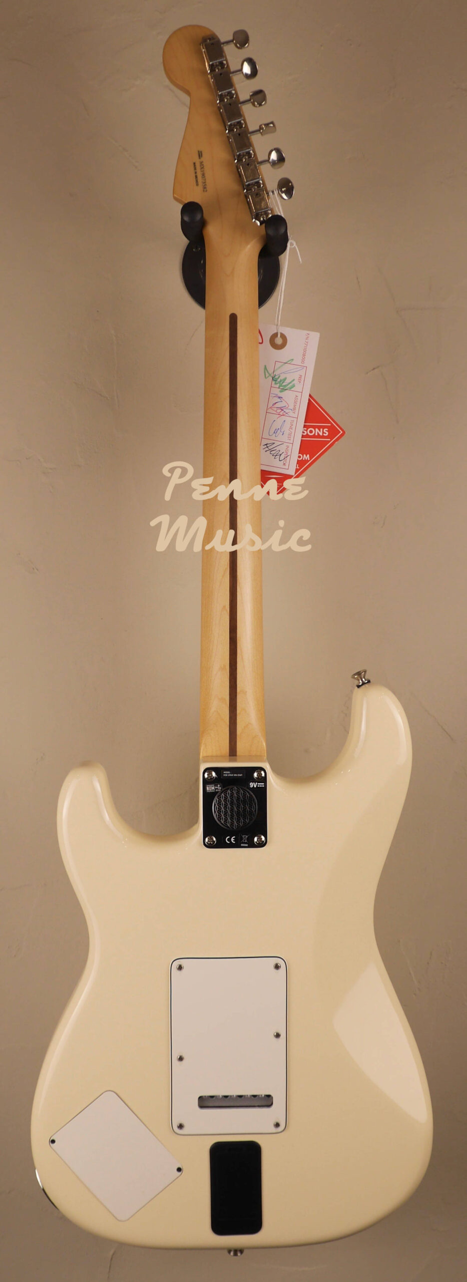 Fender EOB Sustainer Stratocaster Olympic White 2
