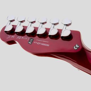 Fender Jim Adkins JA-90 Telecaster Thinline Crimson Red Transparent 6