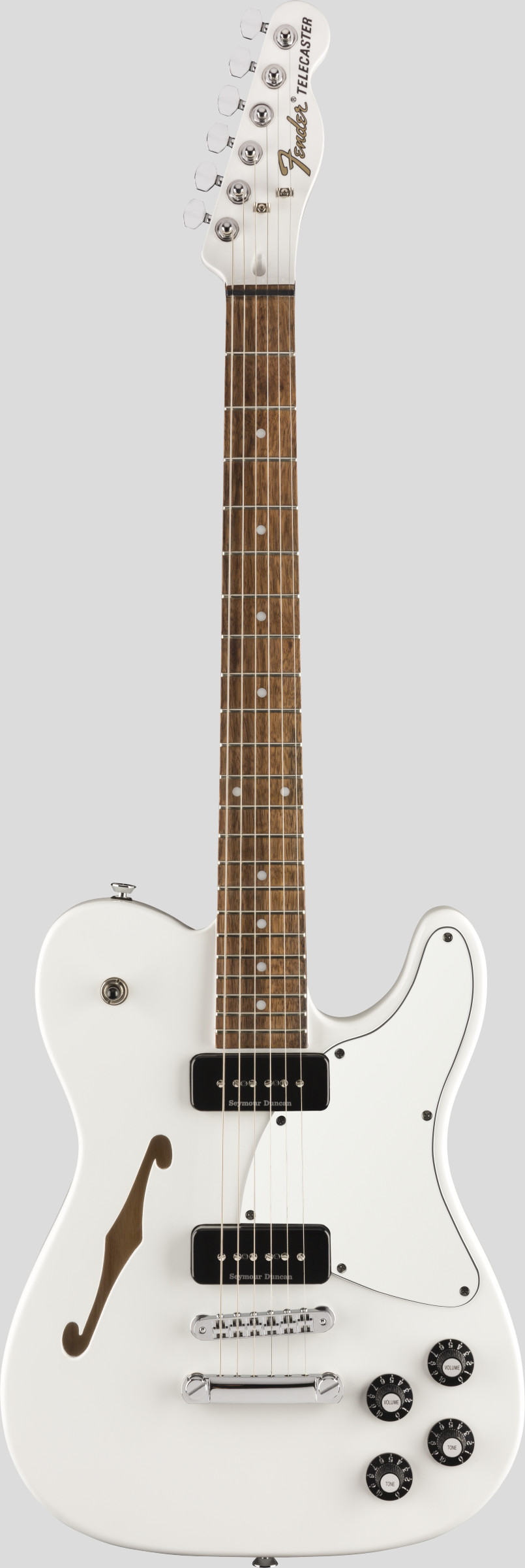 Fender Jim Adkins JA-90 Telecaster Thinline White 1