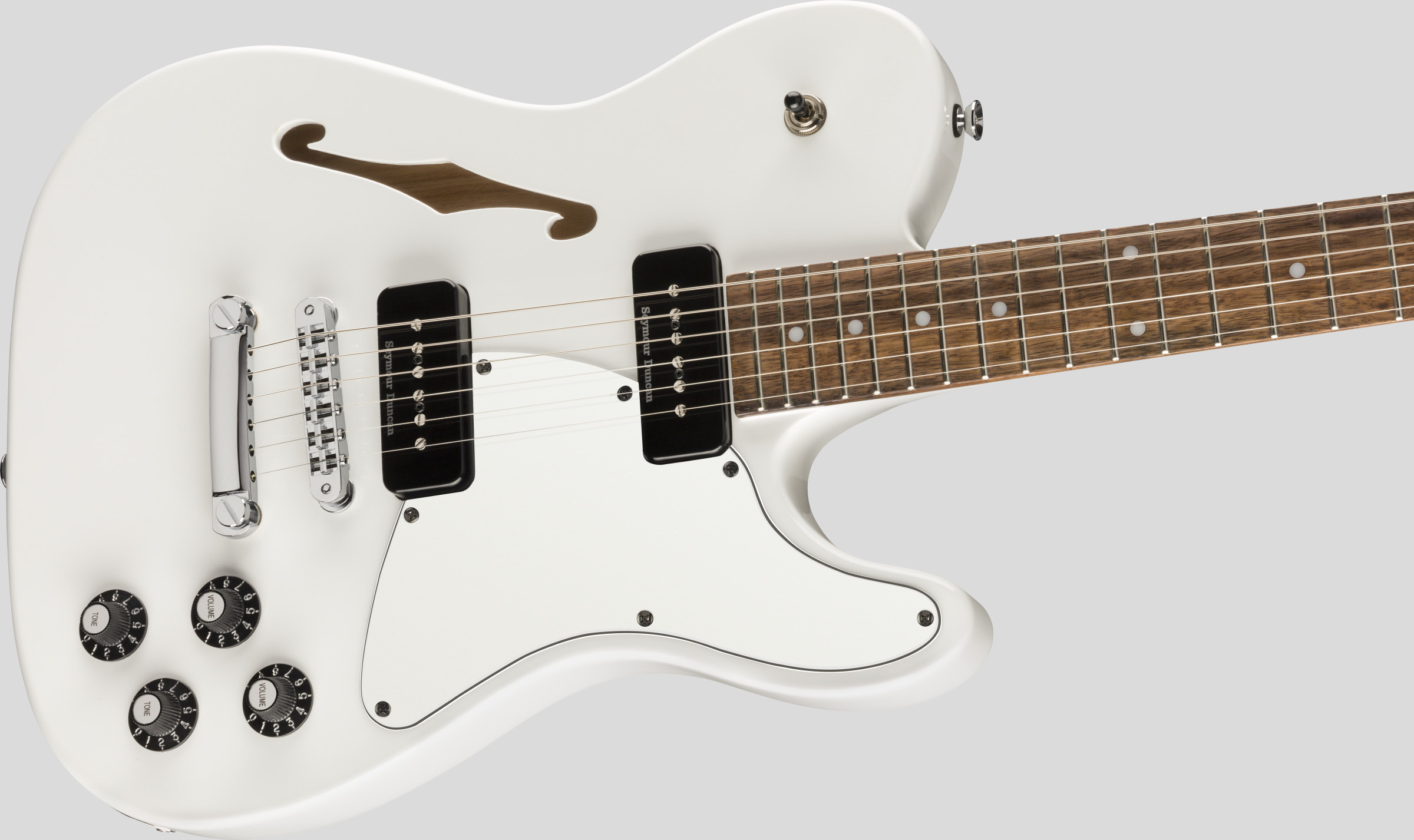 Fender Jim Adkins JA-90 Telecaster Thinline White 3