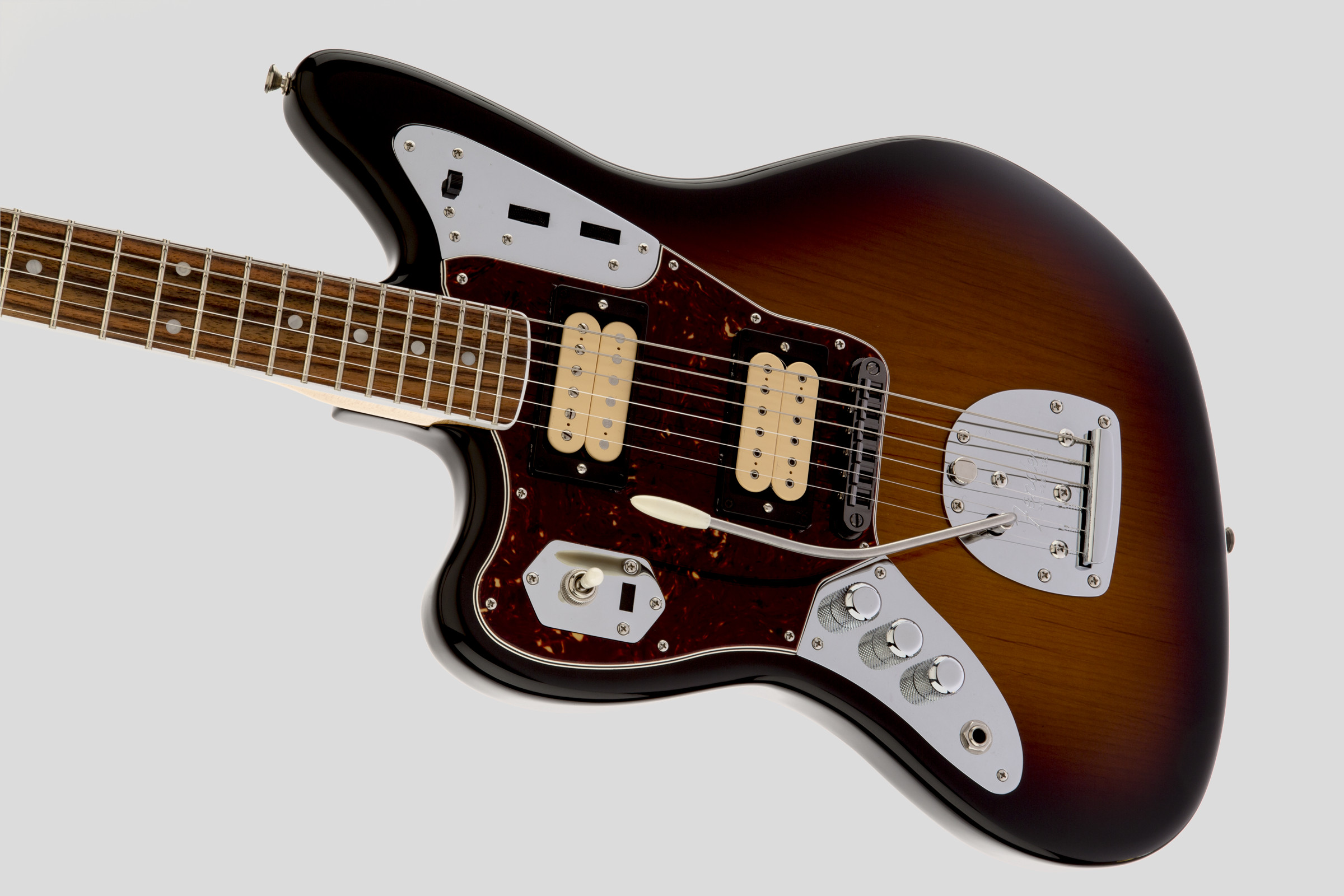 Fender Kurt Cobain Jaguar Left-Hand 3-Color Sunburst 3