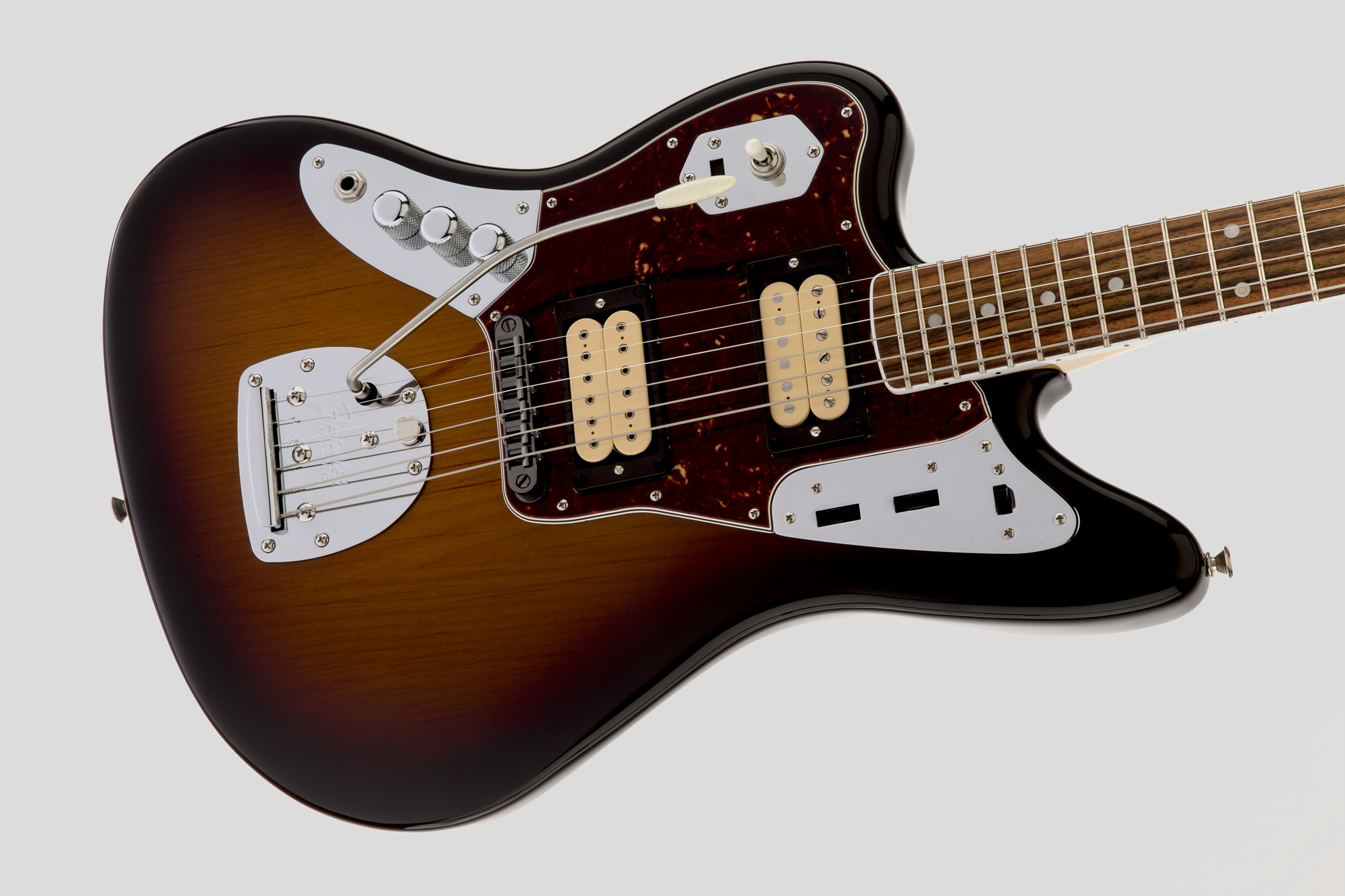 Fender Kurt Cobain Jaguar Left-Hand 3-Color Sunburst 4