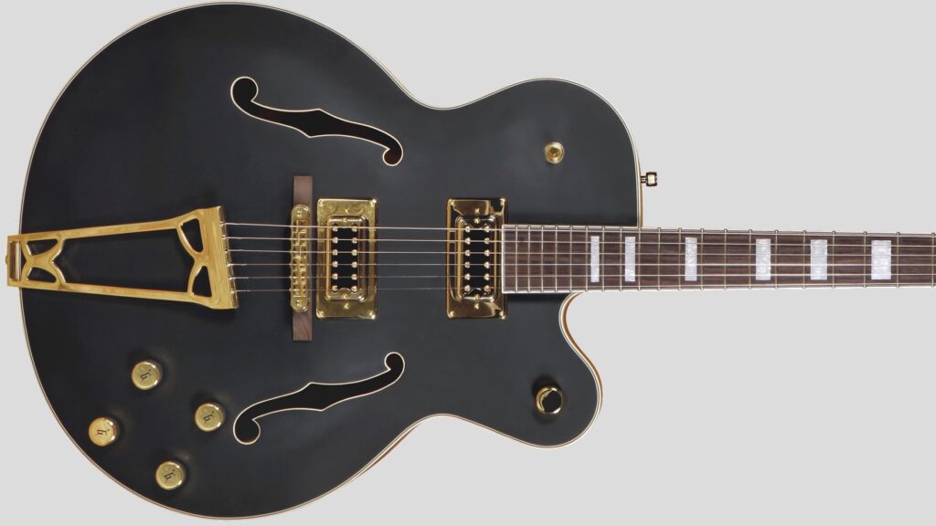 Gretsch Tim Armstrong G5191BK with Bigsby Electromatic Collection Hollow Body Flat Black custodia omaggio