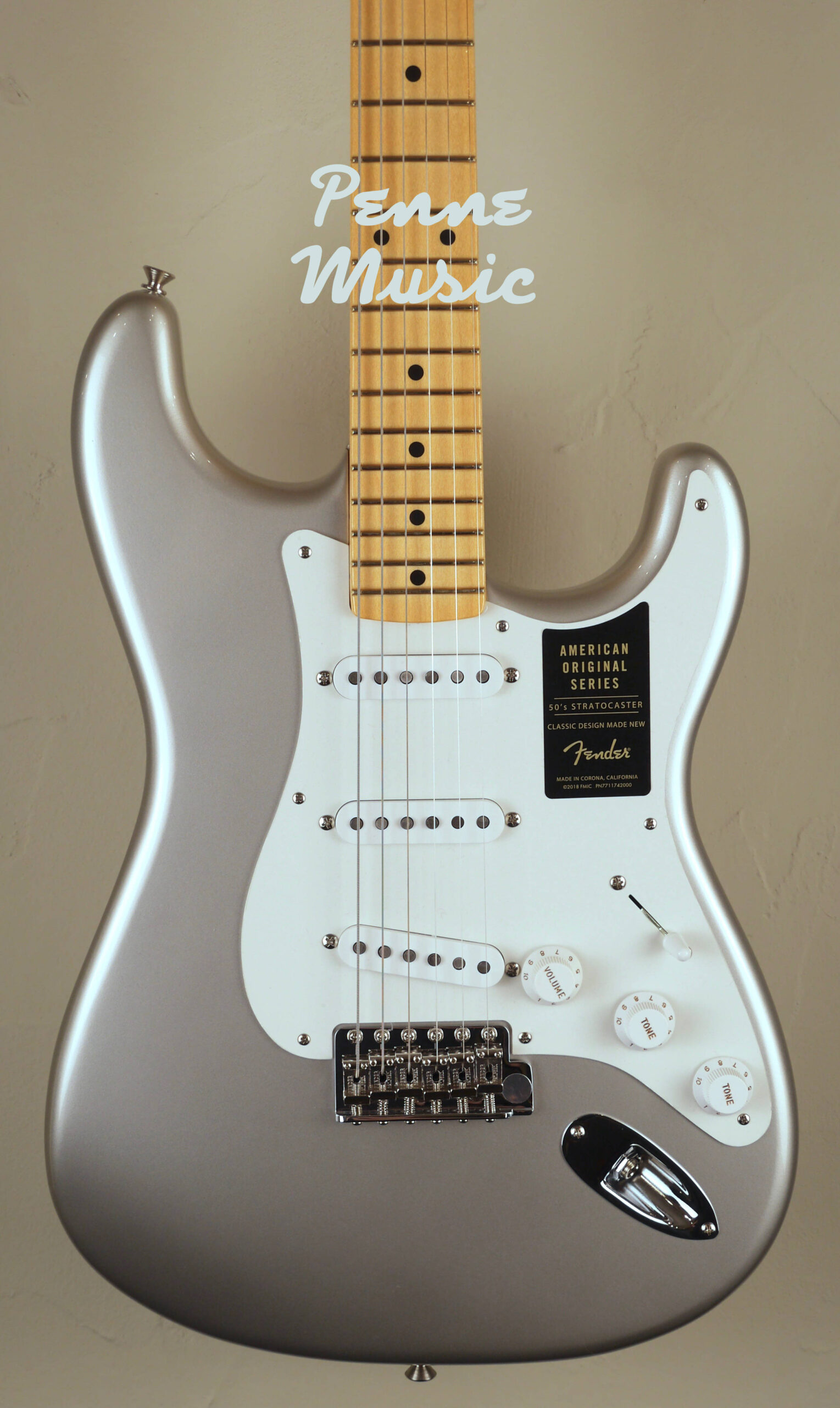 Fender American Original 50 Stratocaster Inca Silver 4
