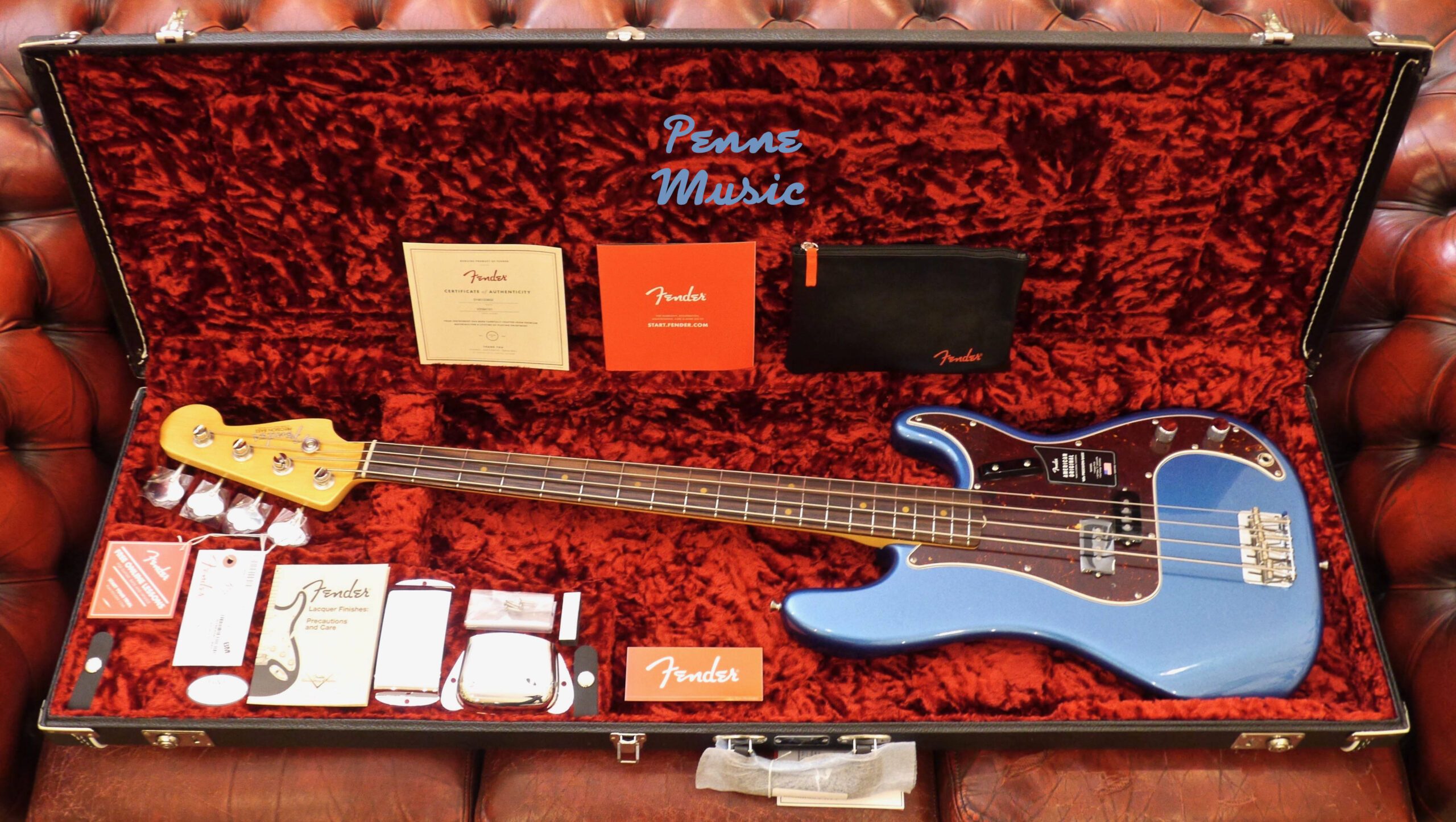 Fender American Original 60 Precision Bass Lake Placid Blue 1