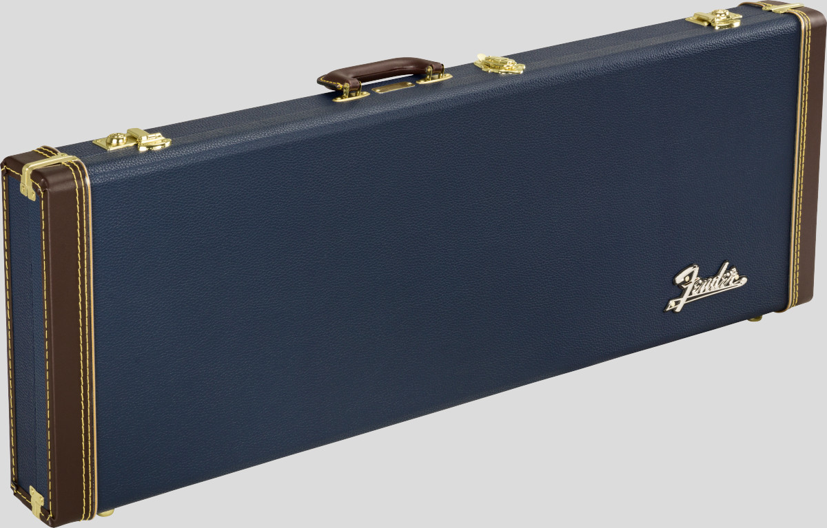 Fender Classic Wood Case Strato/Tele Navy Blue 1