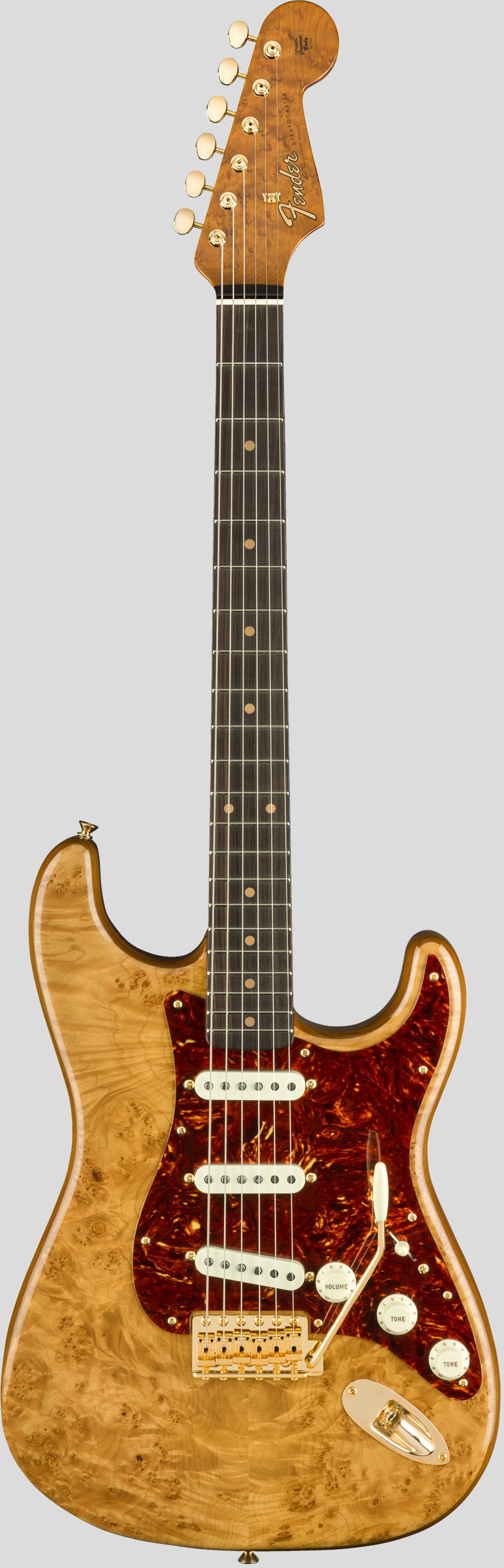 Fender Custom Shop Artisan Maple Burl Stratocaster Aged Natural NOS 1