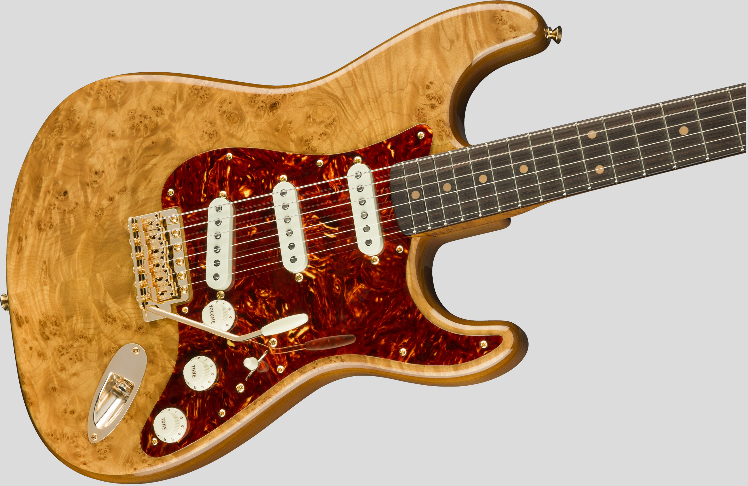 Fender Custom Shop Artisan Maple Burl Stratocaster Aged Natural NOS 4