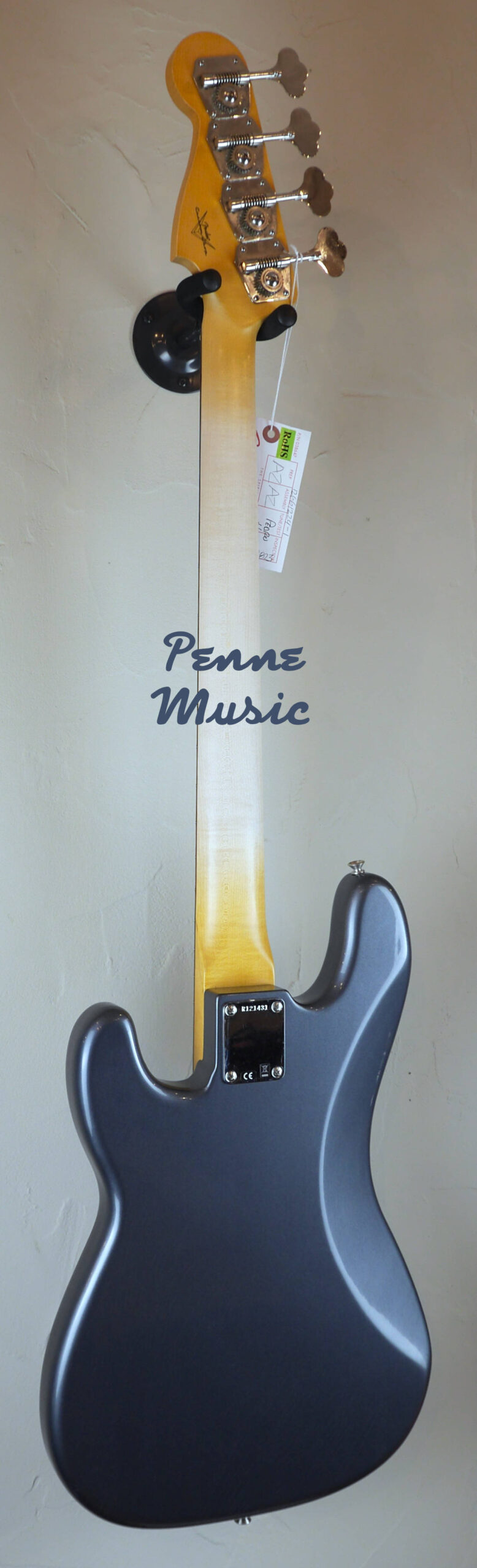Fender Custom Shop Sean Hurley 1961 Precision Bass Aged Charcoal Frost Closet Classic 3