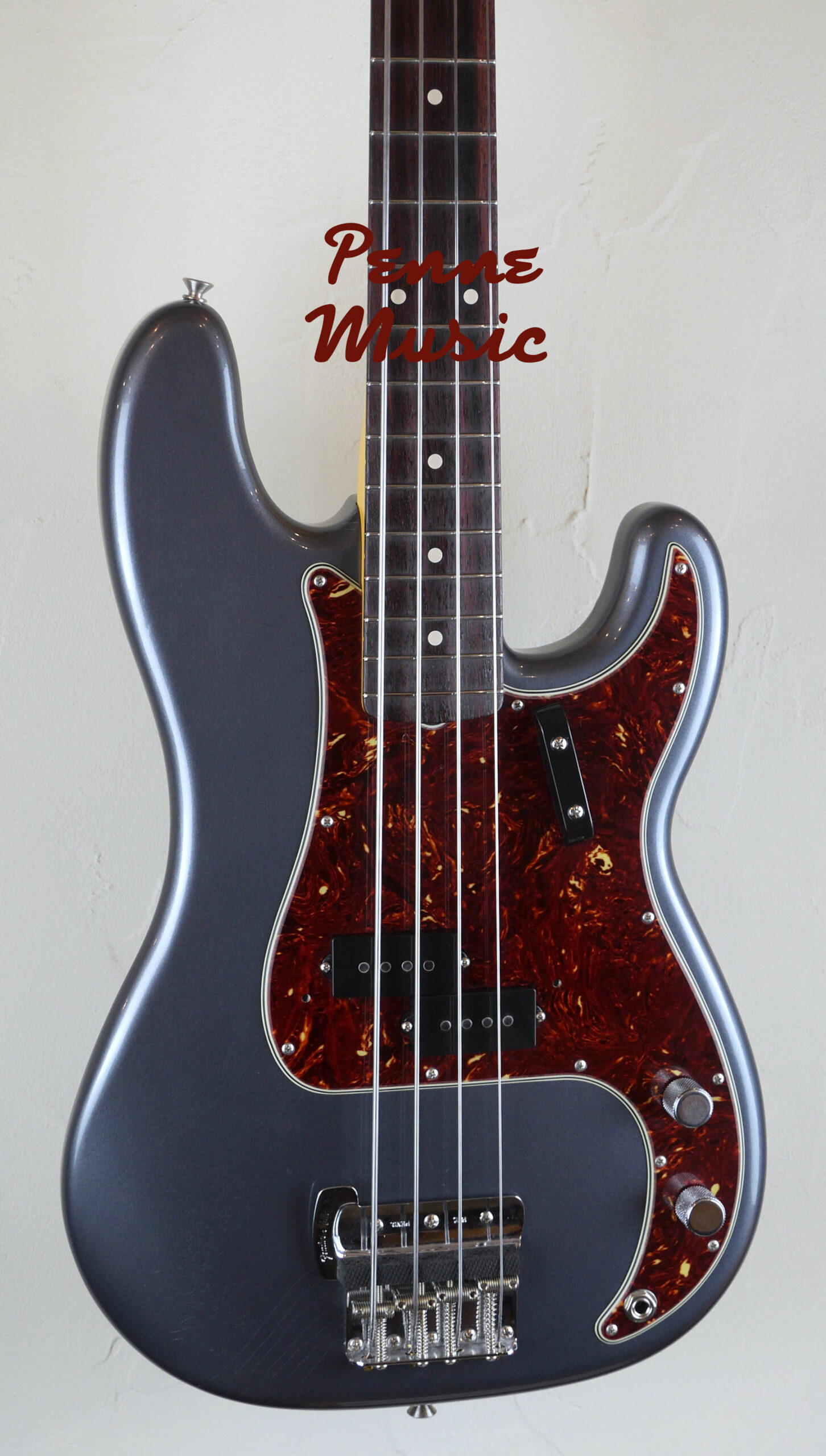 Fender Custom Shop Sean Hurley 1961 Precision Bass Aged Charcoal Frost Closet Classic 4