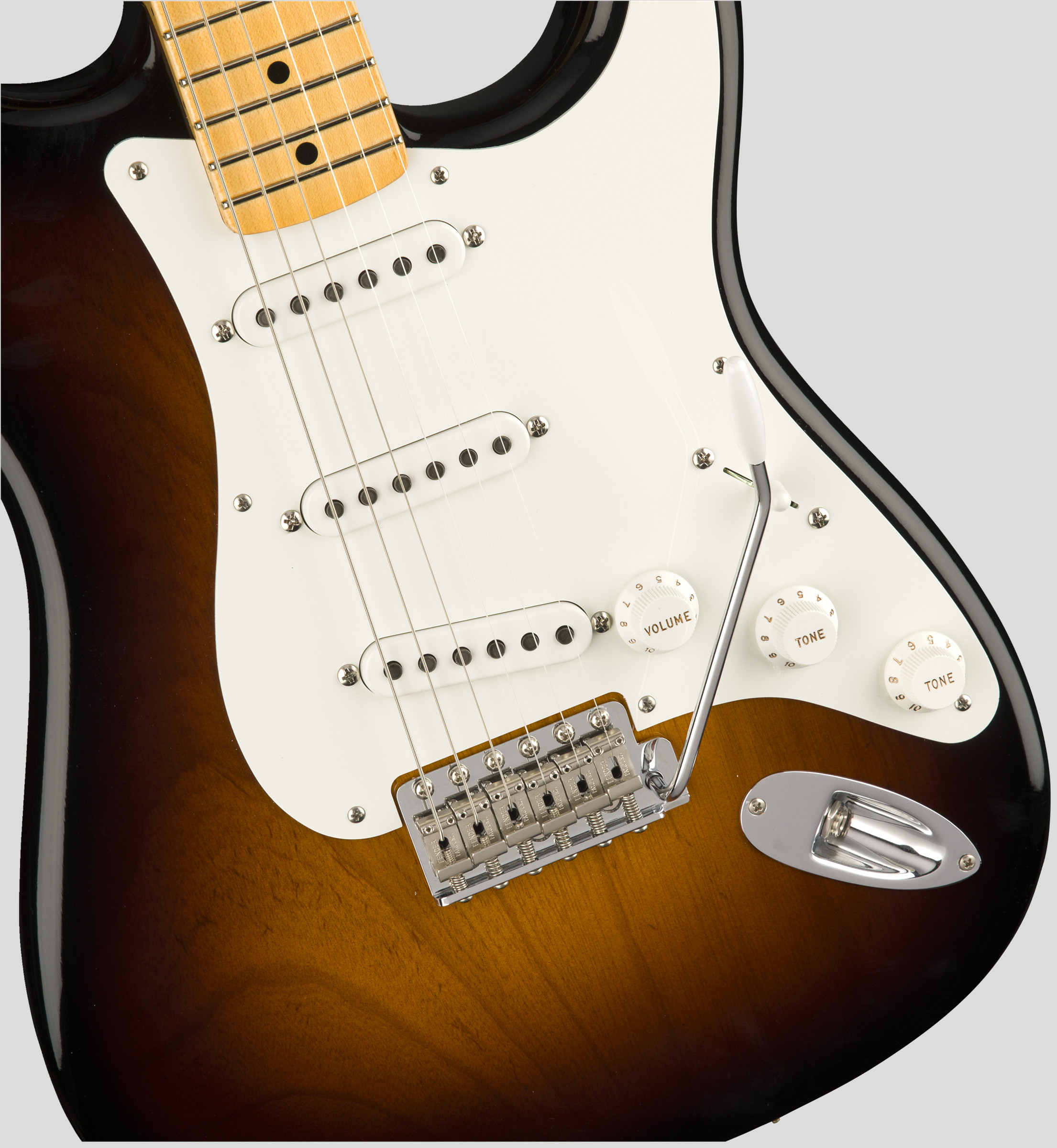 Fender Custom Shop Vintage Custom 55 Stratocaster Wide-Fade 2-Color Sunburst NOS 3