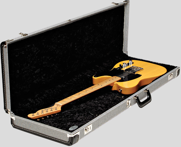 Fender G&G Deluxe Hardshell Case Strato/Tele Black Tweed 2