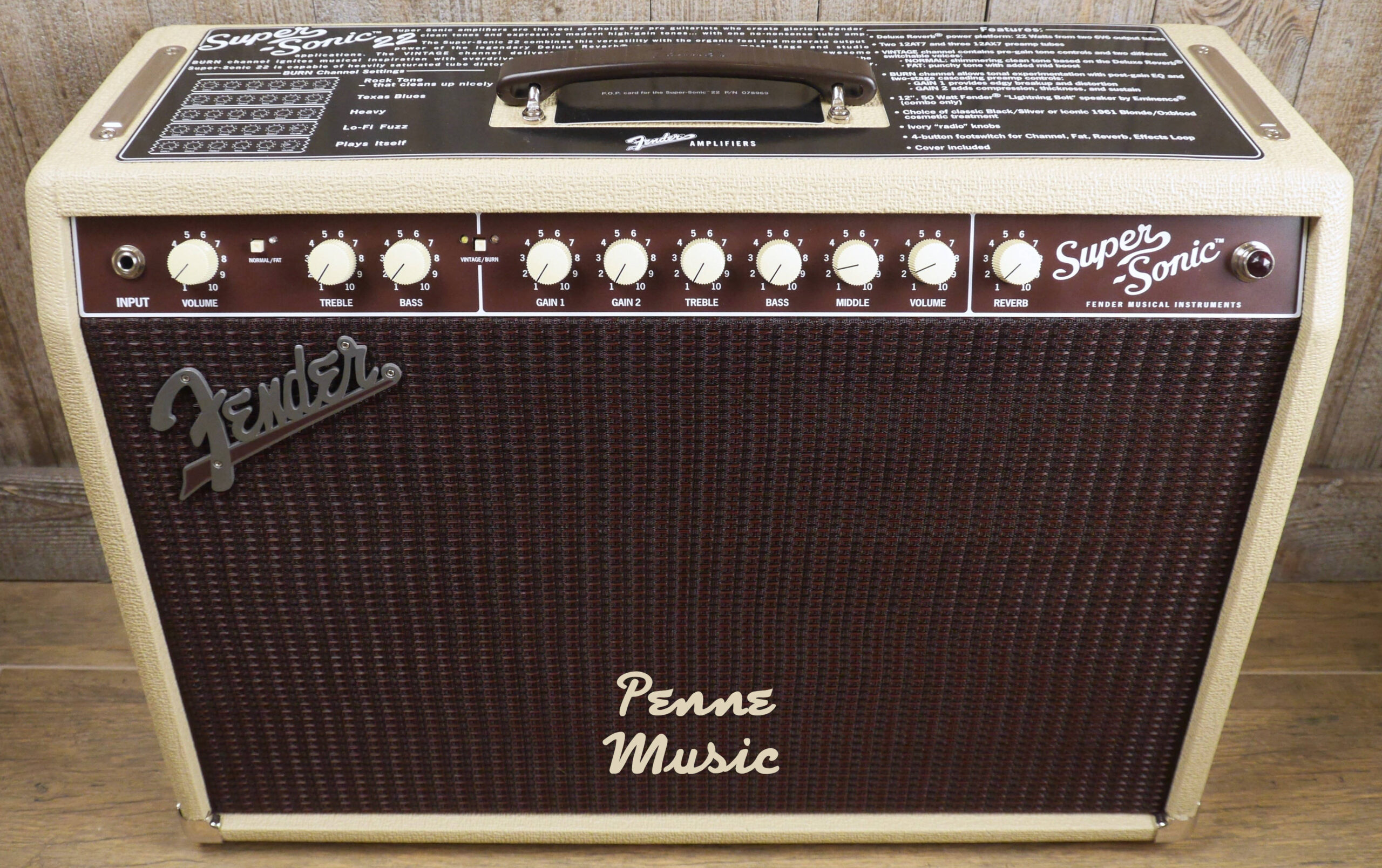 Fender Super-Sonic 22 Combo Blonde 1
