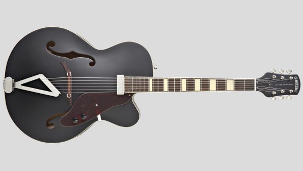 Gretsch Synchromatic G100BKCE Archtop Flat Black 2515831506 con custodia Fender in omaggio