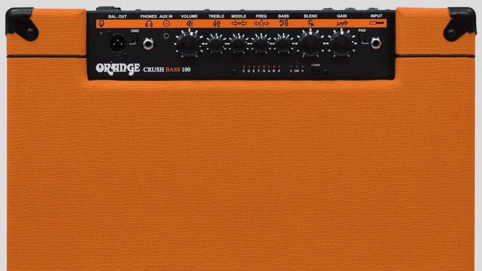 Orange Crush Bass 100 watt 1x15 with Chromatic Tuner