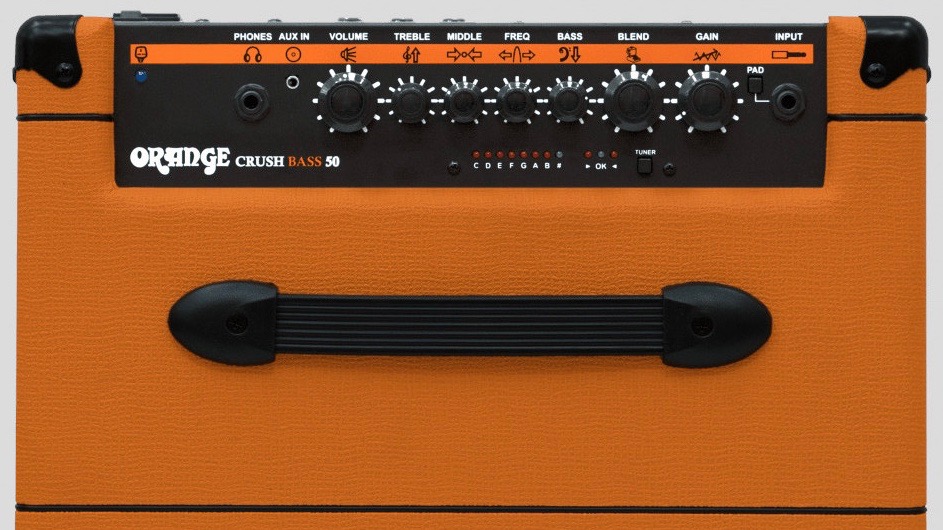 Orange Crush Bass 50 watt 1x12 with Chromatic Tuner