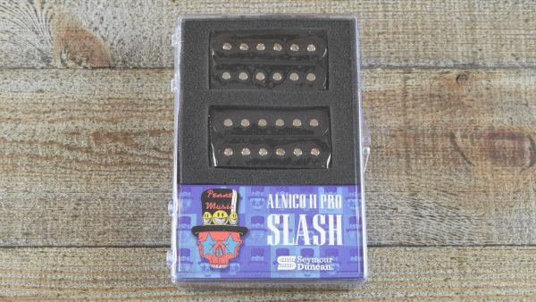 Seymour Duncan APH-2S Slash Alnico II Pro Humbucker Set Black 11104-08-B Made in Usa