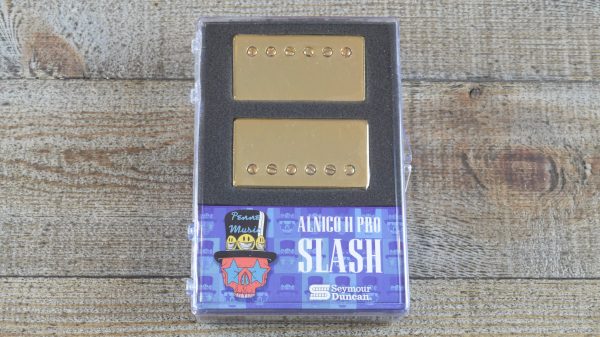 Seymour Duncan APH-2S Slash Alnico II Pro Humbucker Set Gold Cover 11104-08-GC