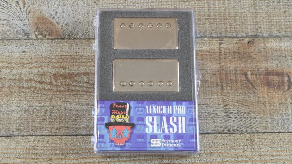 Seymour Duncan APH-2S Slash Alnico II Pro Humbucker Set Nickel Cover 11104-08-NC