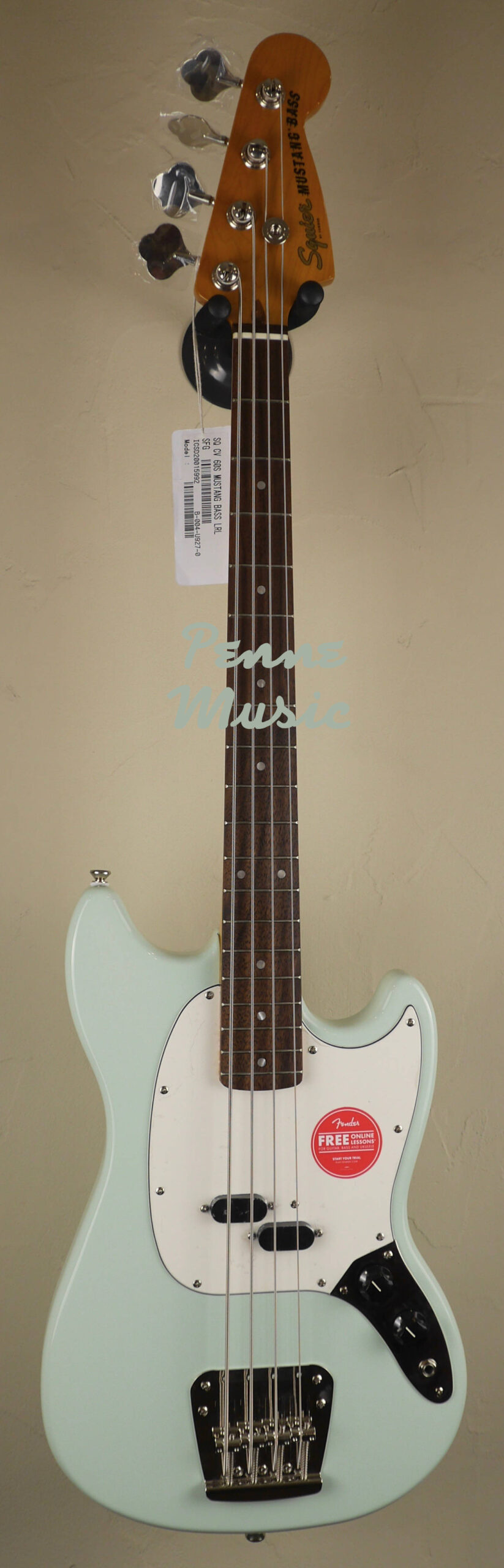 Squier by Fender Classic Vibe 60 Mustang Bass Surf Green 1