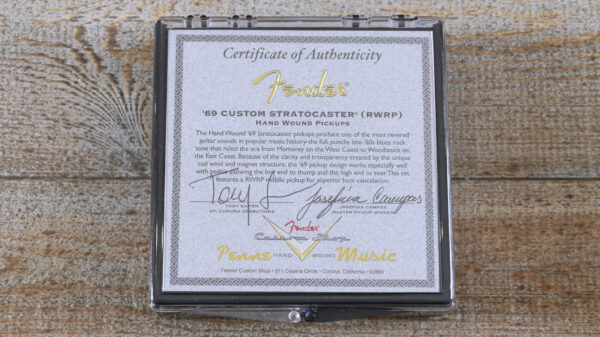 Fender Custom Shop Josefina Campos 69 Custom Stratocaster Hand-Wound Pickup Set 0992286000 Made in Usa