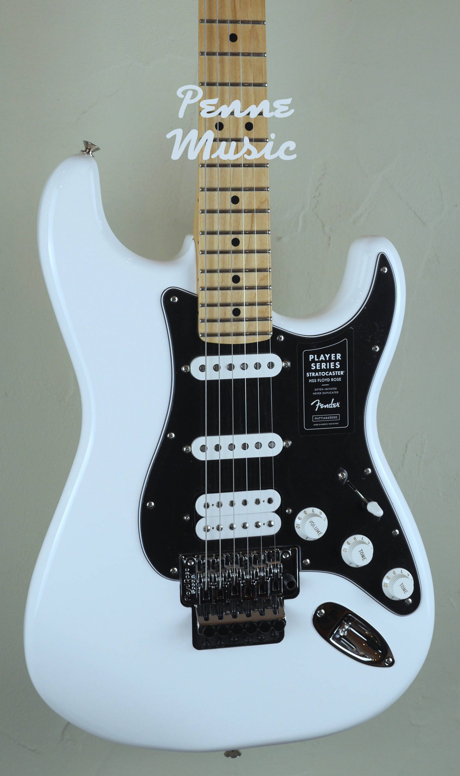 Fender Player Stratocaster Floyd Rose HSS Polar White 3