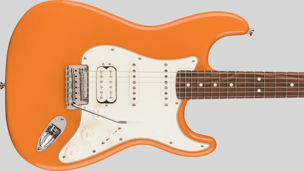 Fender Player Stratocaster HSS Capri Orange 0144523582 Made in Mexico custodia Fender in omaggio