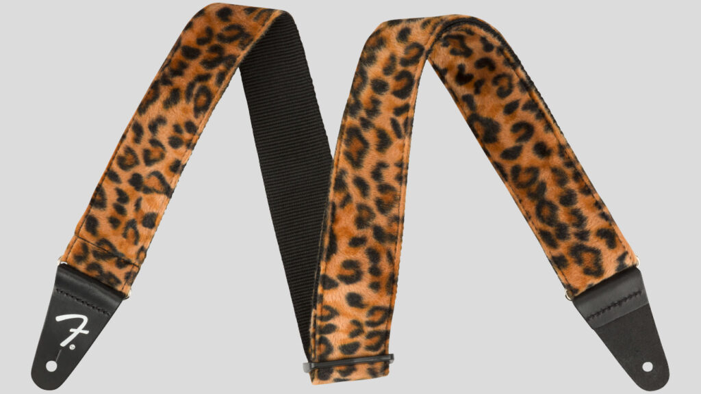 Fender Wild Leopard Print Strap 2" 0990601053 Made in Canada