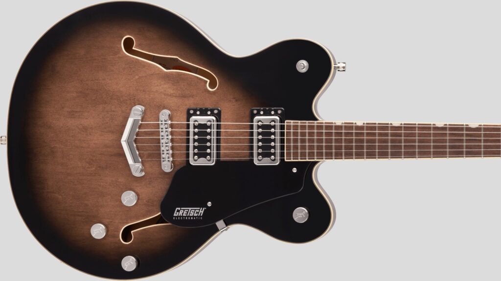 Gretsch G5622 V-Stoptail Electromatic Bristol Fog 2508300526 con custodia Fender in omaggio
