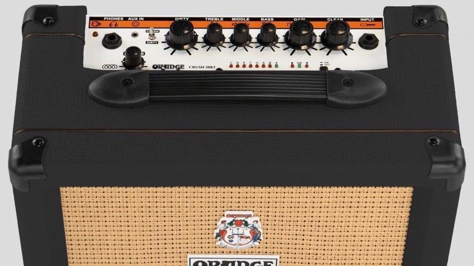 Orange Crush 20RT Black 20 watt 1x8 with Reverb and Chromatic Tuner