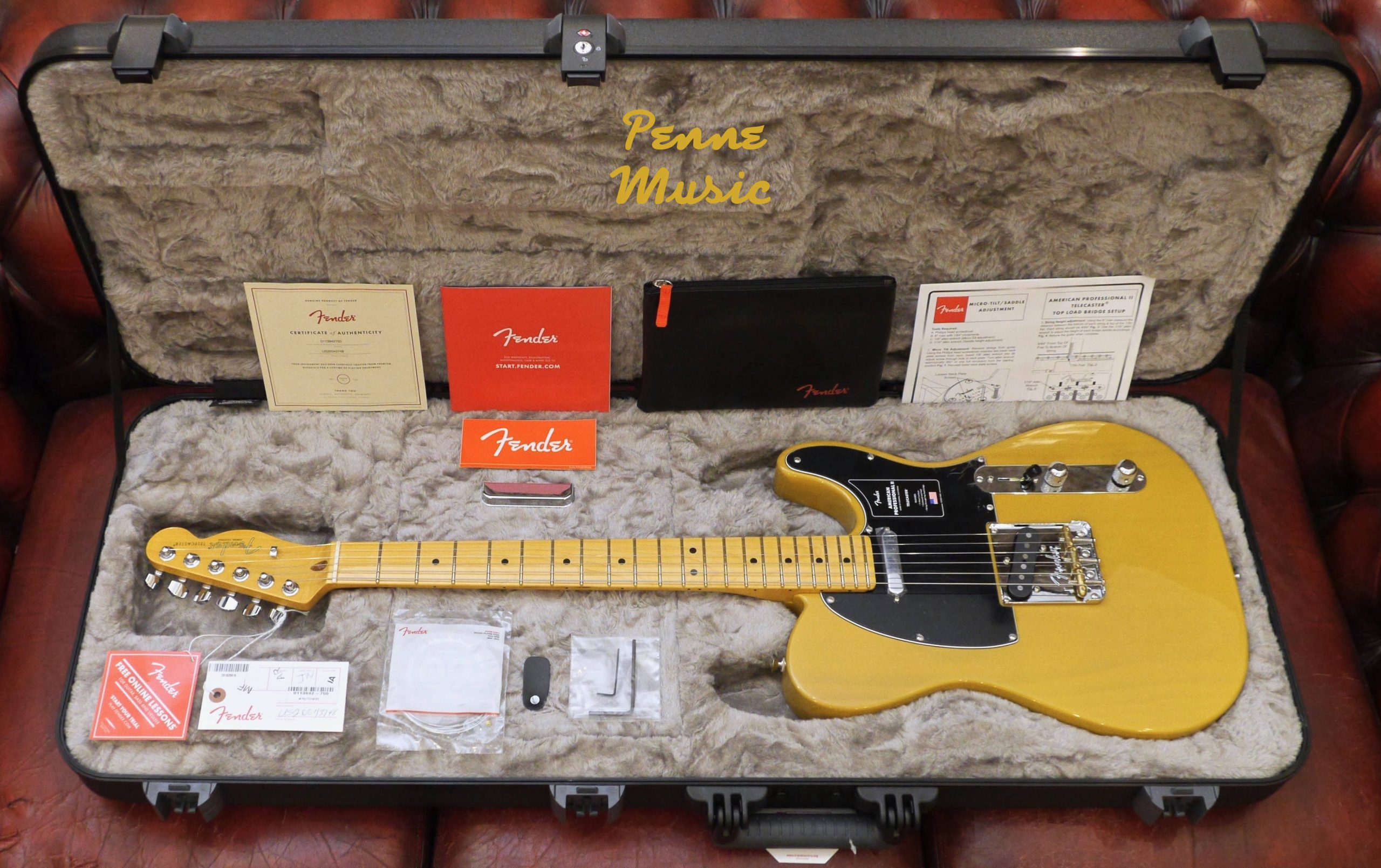 Fender American Professional II Telecaster Butterscotch Blonde 1